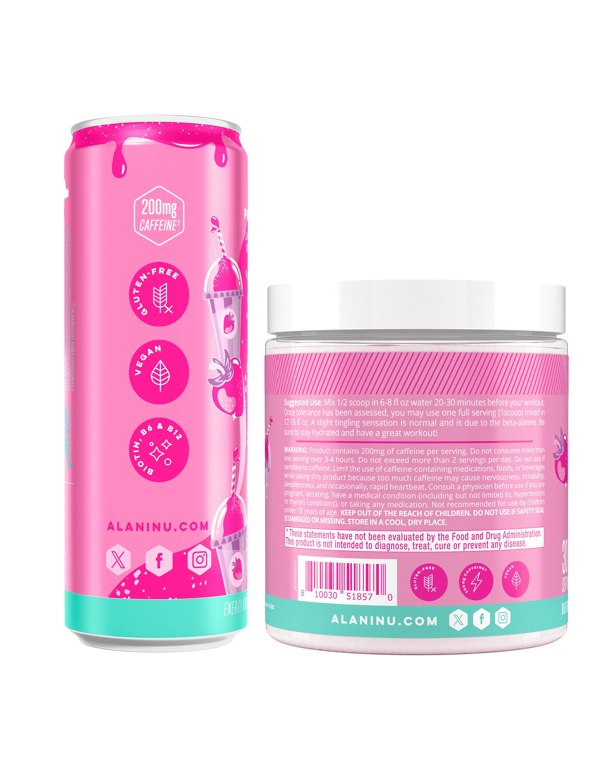Energy Drink & Pre-Workout - Pink Slush - Image 4