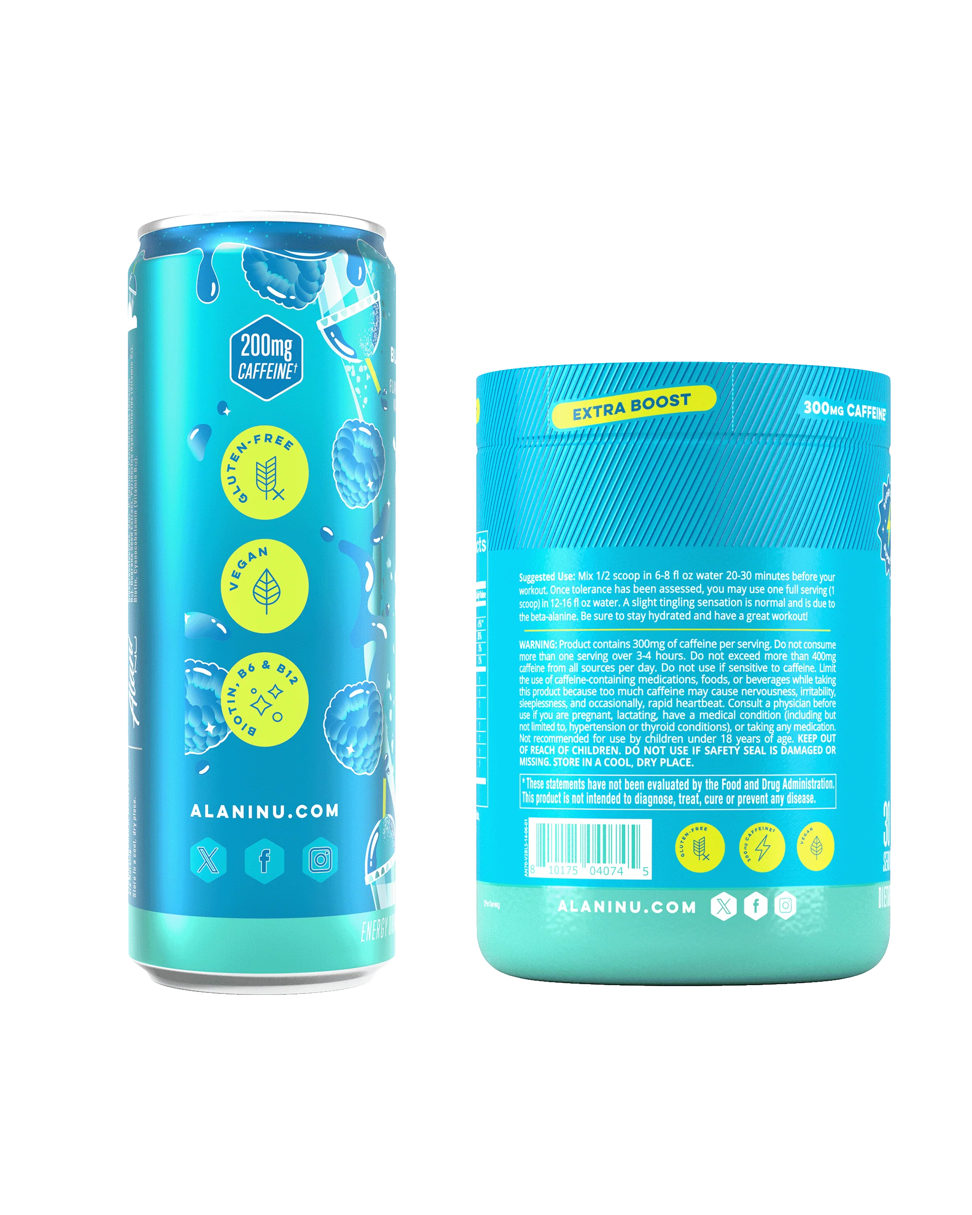 Energy Drink & Pre-Workout+ - Blue Slush - Image 4