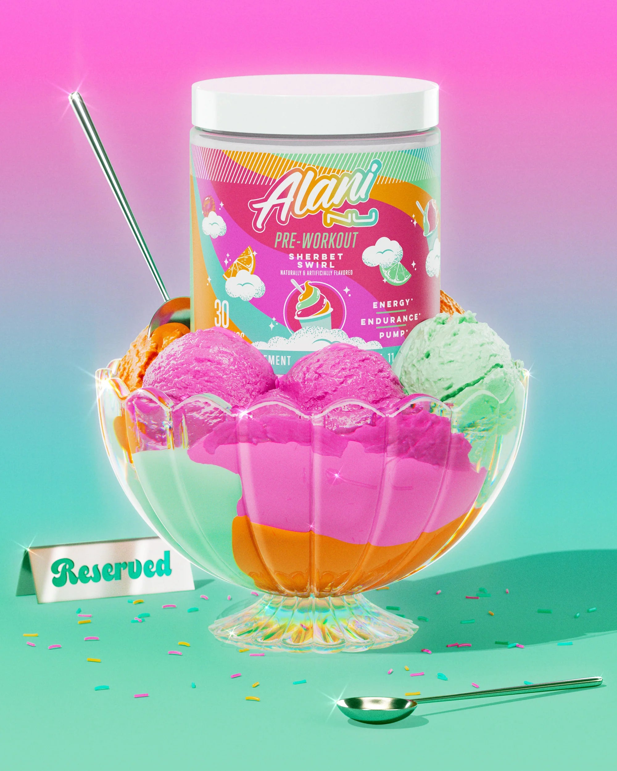 Pre-Workout - Sherbet Swirl - Image 2