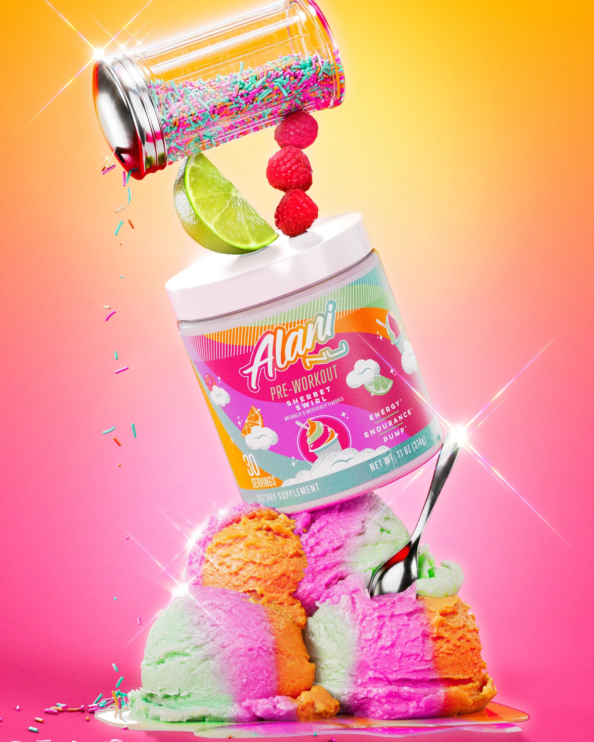 Pre-Workout - Sherbet Swirl - Image 3